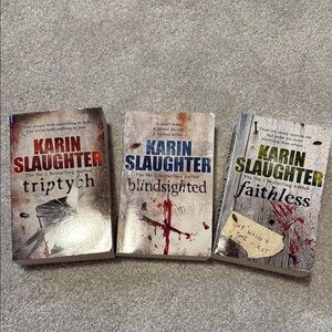 Karin Slaughter Faithless, Blindsighted, Triptych